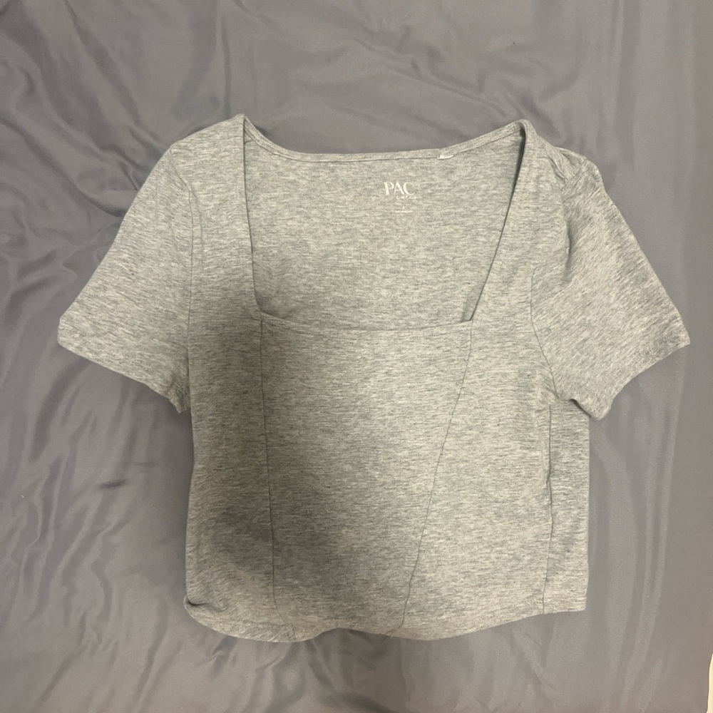 PacSun Light Gray Short Sleeve Top